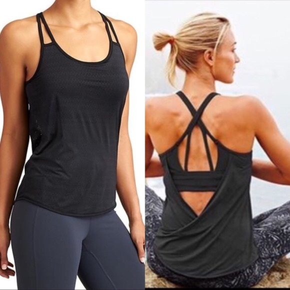 Athleta Tops - Athleta || Full Force Open Back Tank